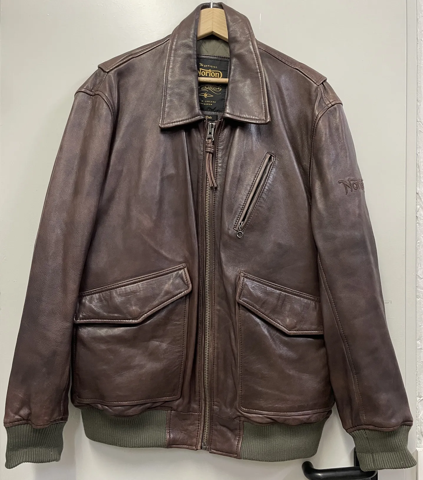 Blouson cuir Norton - Taille 2XL