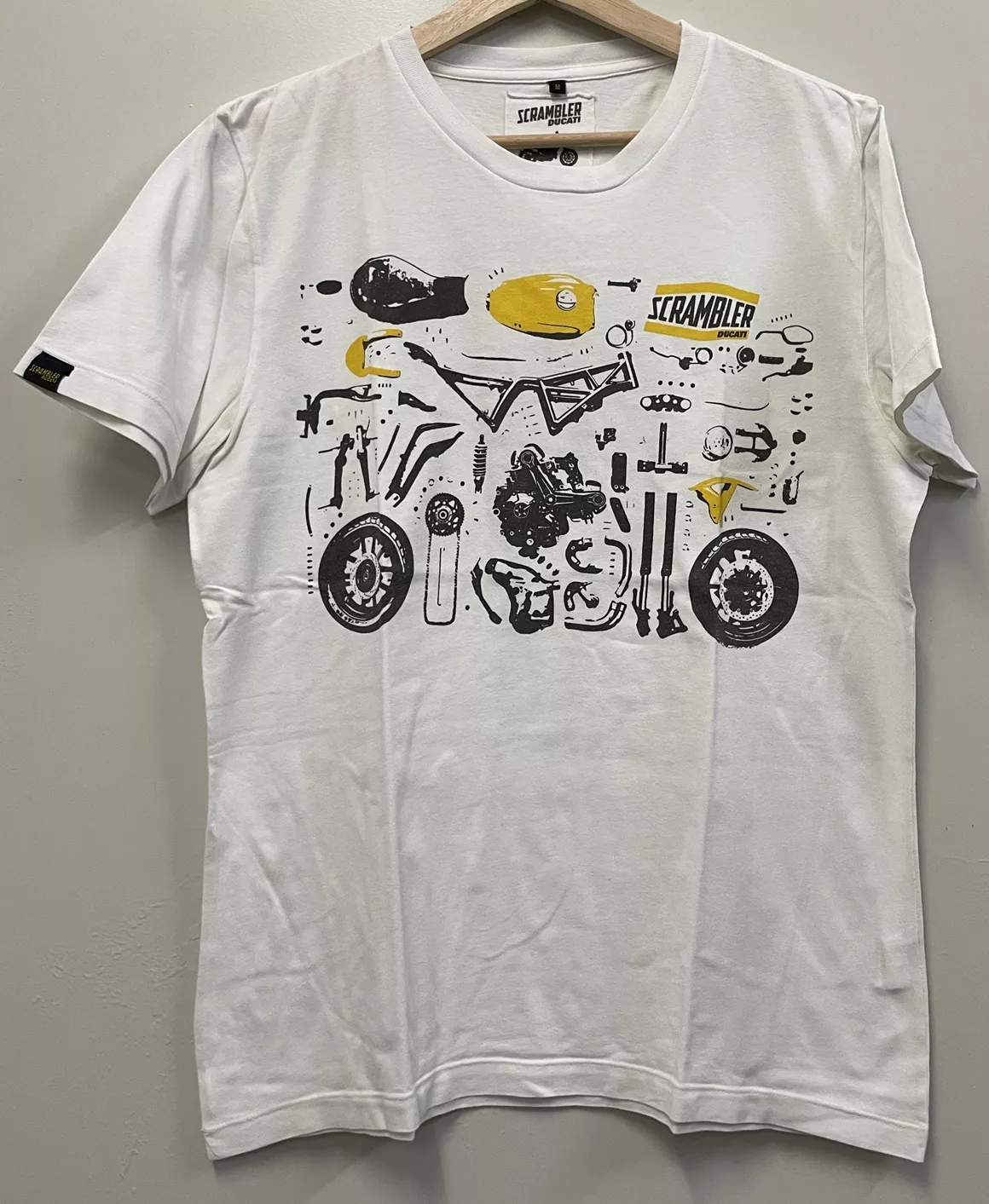 Tee-shirt blanc Ducati T.M