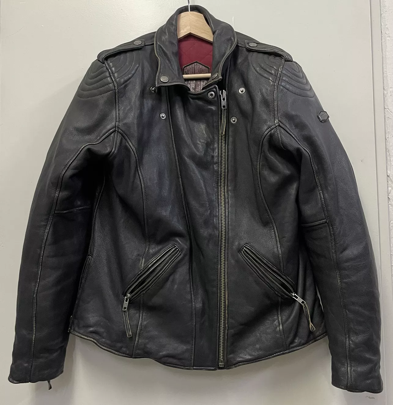 Blouson cuir dame Spirit Motors T.L