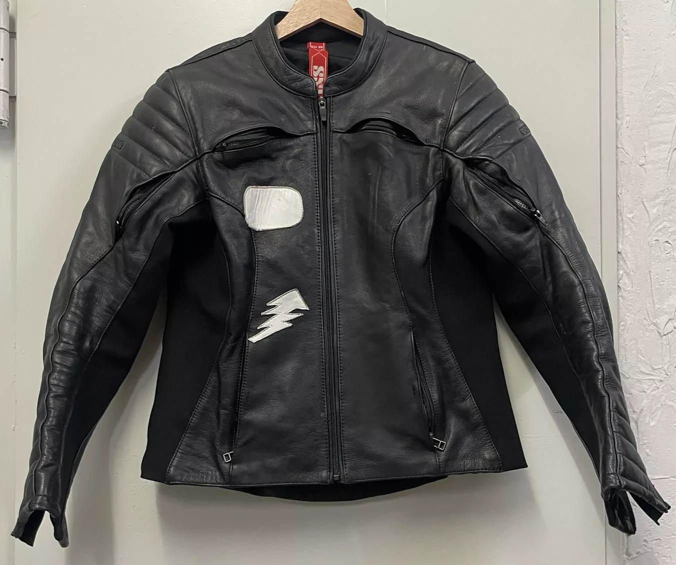 Blouson cuir dame IXS T.40