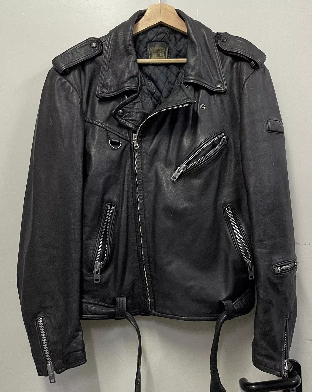 Blouson cuir classique
