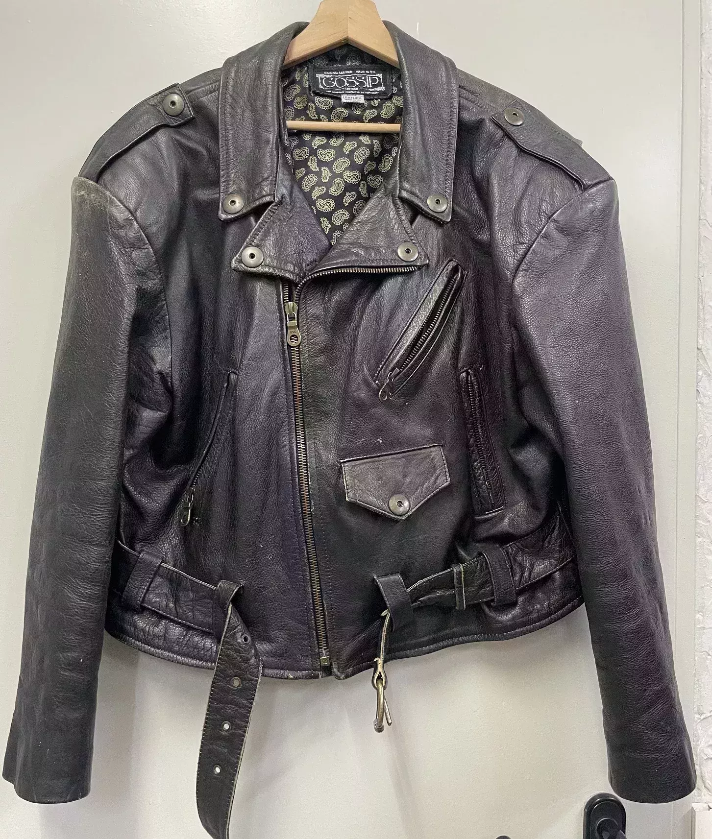 Blouson cuir Gossip - Taille XL