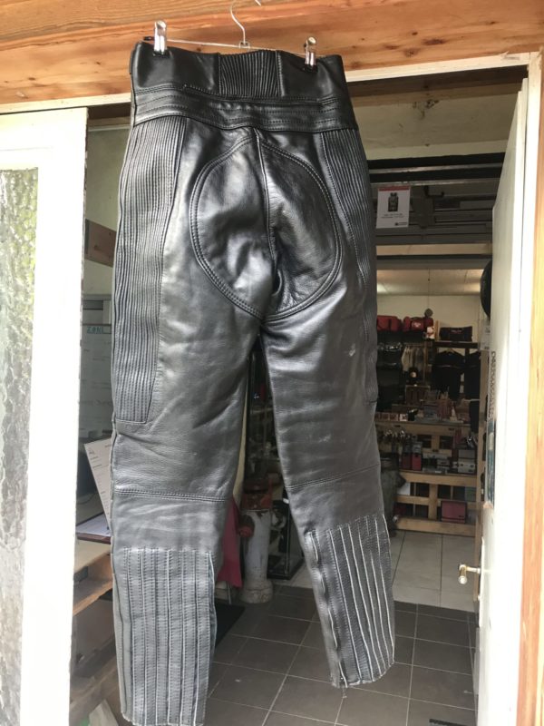 Pantalon cuir moto MQP taille DE34 – Image 2