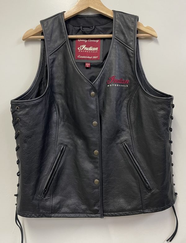 Gilet cuir Indian - Taille XL