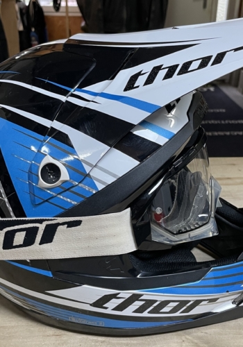 Casque motocross Thor + masque – Taille L